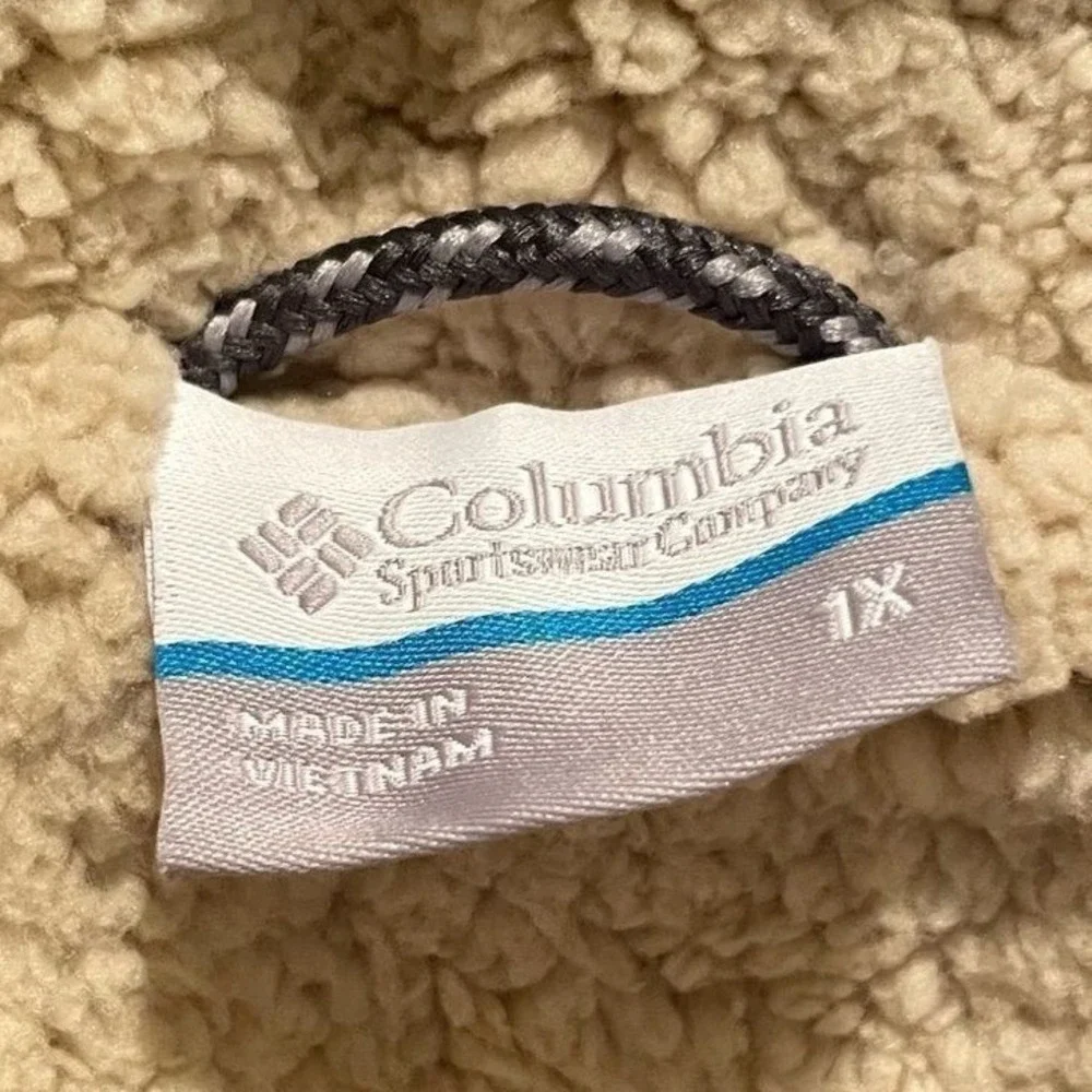 NWT Columbia Sherpa Teddy Cozy Ruby Falls Jacket Down Puffer Coat Sz‎ 1X $240